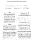 Correlation-Based Refinement of Rules with Numerical Attributes Andr´e Melo Martin Theobald Johanna V¨olker