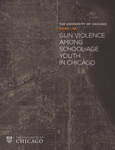 Gun Violence AmonG School-AGe Youth in chicAGo