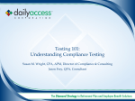 Testing 101: Understanding Compliance Testing