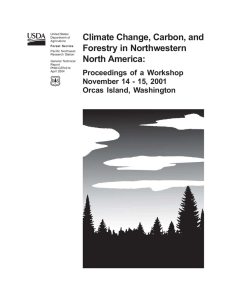 Climate Change, Carbon, and Forestry in Northwestern North America: