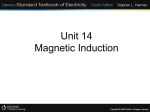 Unit 14* Magnetic Induction