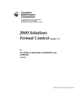 2000 Solutions Fermat - CEMC