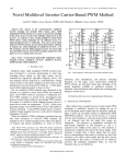 Novel Multilevel Inverter Carrier