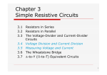 Chapter 3 Simple Resistive Circuits