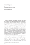 Sociology and The Wire - Critical Inquiry