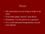 thesis-intro - 4J Blog Server