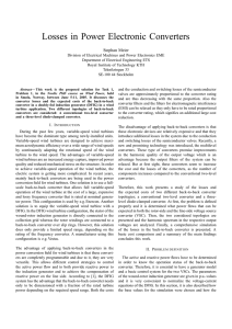 Losses in Power Electronic Converters