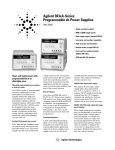 Agilent 363xA-Series Programmable dc Power Supplies Data Sheet