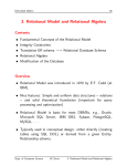3. Relational Model and Relational Algebra