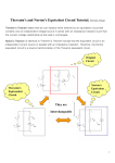 Thevenin's and Norton's Equivalent Circuit