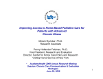 Improving Access to Home-Based Palliative Care for Patients with Advanced Chronic Illness
