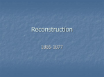 Reconstruction