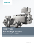 SIMOTICS Low-voltage motors - Siemens