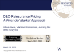 W D&amp;O Reinsurance Pricing A Financial Market Approach