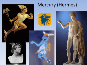 Mythology Lesson 12_Mercury (Hermes)