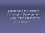 Challenges in Christian Community Development in the Philippines