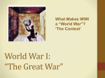 'World' War?