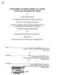 Thermohaline  Circulation Stability in a Coupled