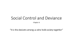 (w) Chapter 6-Social Control and Deviance