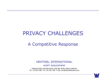 Privacy Challenges1