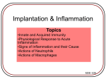 Implantation and Inflammation