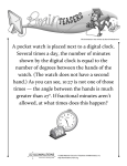 A pocket watch is placed next to a digital clock. Several times a day