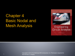 Chapter 4 Basic Nodal and Mesh Analysis
