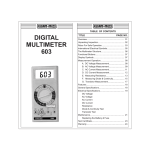 digital multimeter 603 - Kusam