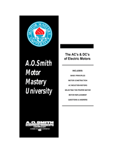 A.O.Smith Motor Mastery University