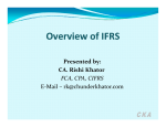 Overview of IFRS