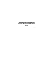 Automotive Engineering Higher Vehicle Management Systems 9049