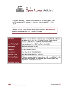 Proton- [Proton - lambda] correlations in central Pb + Pb