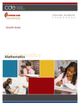 7th Grade Math - Colorado Department of Education