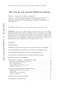 Hot Gas In and Around Elliptical Galaxies William G. Mathews
