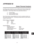 Diode Thermal Analysis (Appendix B).