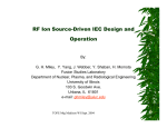 RF Ion Source-Driven IEC Design and Operation