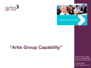 Artis Mobility and GIS