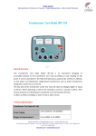 Transformer Turn Ratio IRT-101
