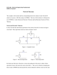 Tutorial 4: Network Theorems