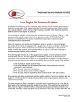 Low Engine Oil Pressure Problem