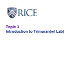 Topic 3 Introduction to Trimaran(w/ Lab) .
