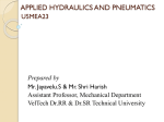 applied hydraulics and pneumatics