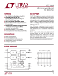LTC1664 - Micropower Quad 10-Bit DAC