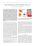 Robot Path Planning Using Field Programmable