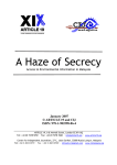 A Haze of Secrecy