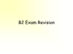 Biology revision B2