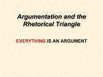 The Rhetorical Triangle - English with Mrs. Pickrell
