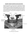 Appendix: Support manual for prism spectrometer