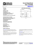 Current Output/Serial Input, 16-Bit DAC AD5543-EP Data Sheet