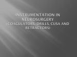 Instrumentation in Neurosurgery